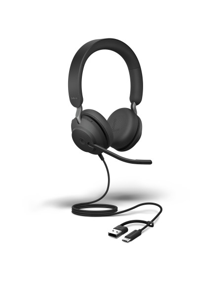 Casti audio Jabra Evolve2 40 Stereo