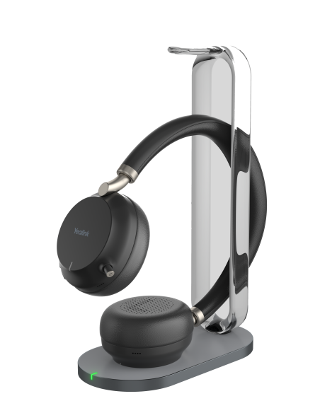 Yealink BH72 Black with Wireless charging stand